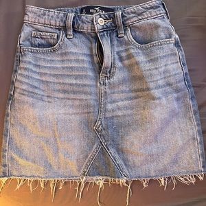 Hollister jean skirt